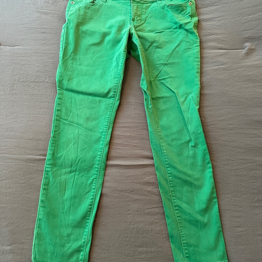 Old Navy Women's Green Skinny Jeans - Picture 5 of 5